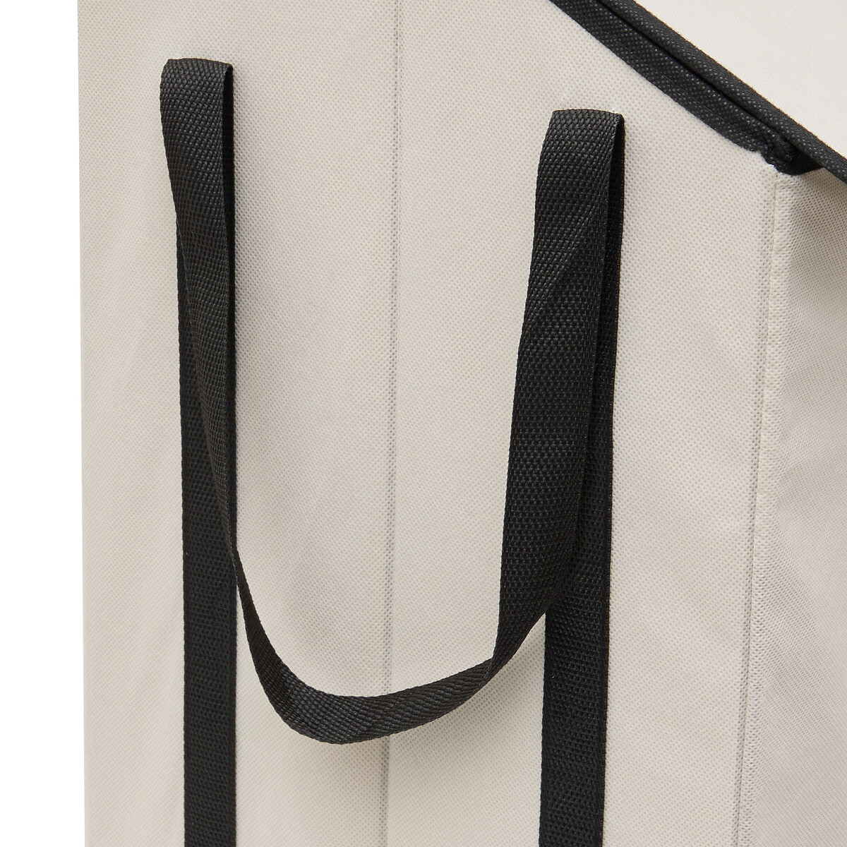 Cesto de ropa beige 45L