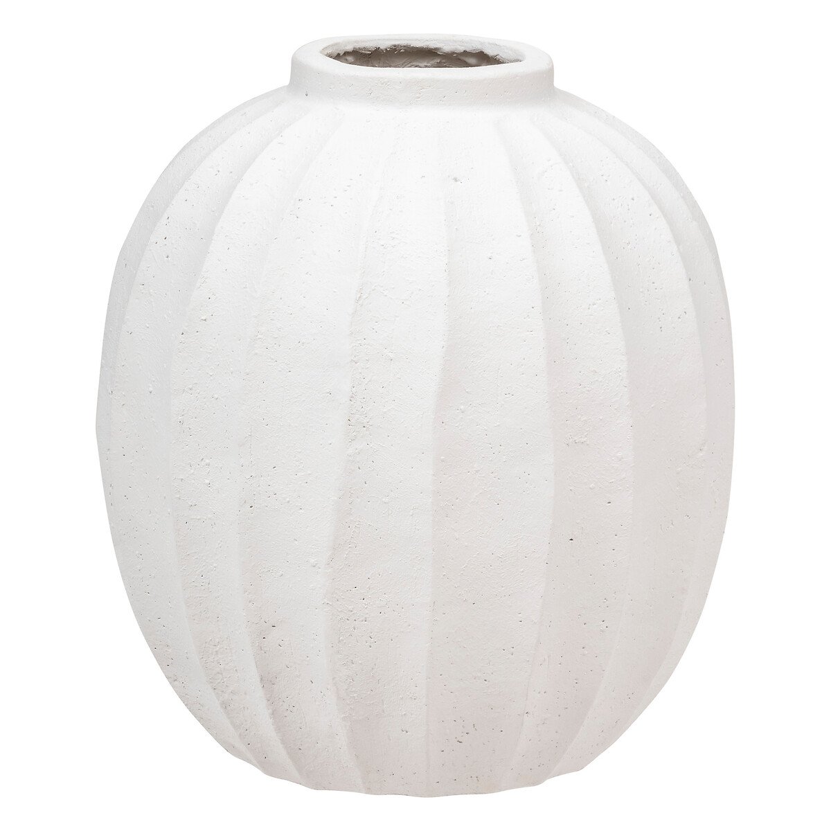 Jarr&oacute;n AMIA blanco de cer&aacute;mica 44.5cm