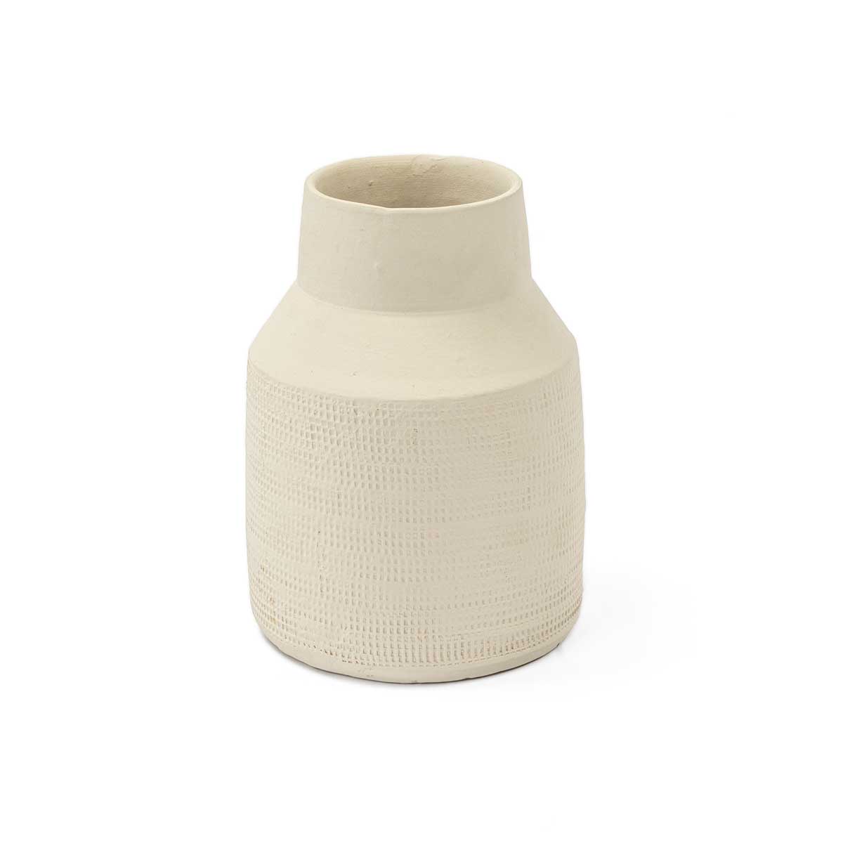Jarr&oacute;n De Cer&aacute;mica Caravane Beige 20Cm