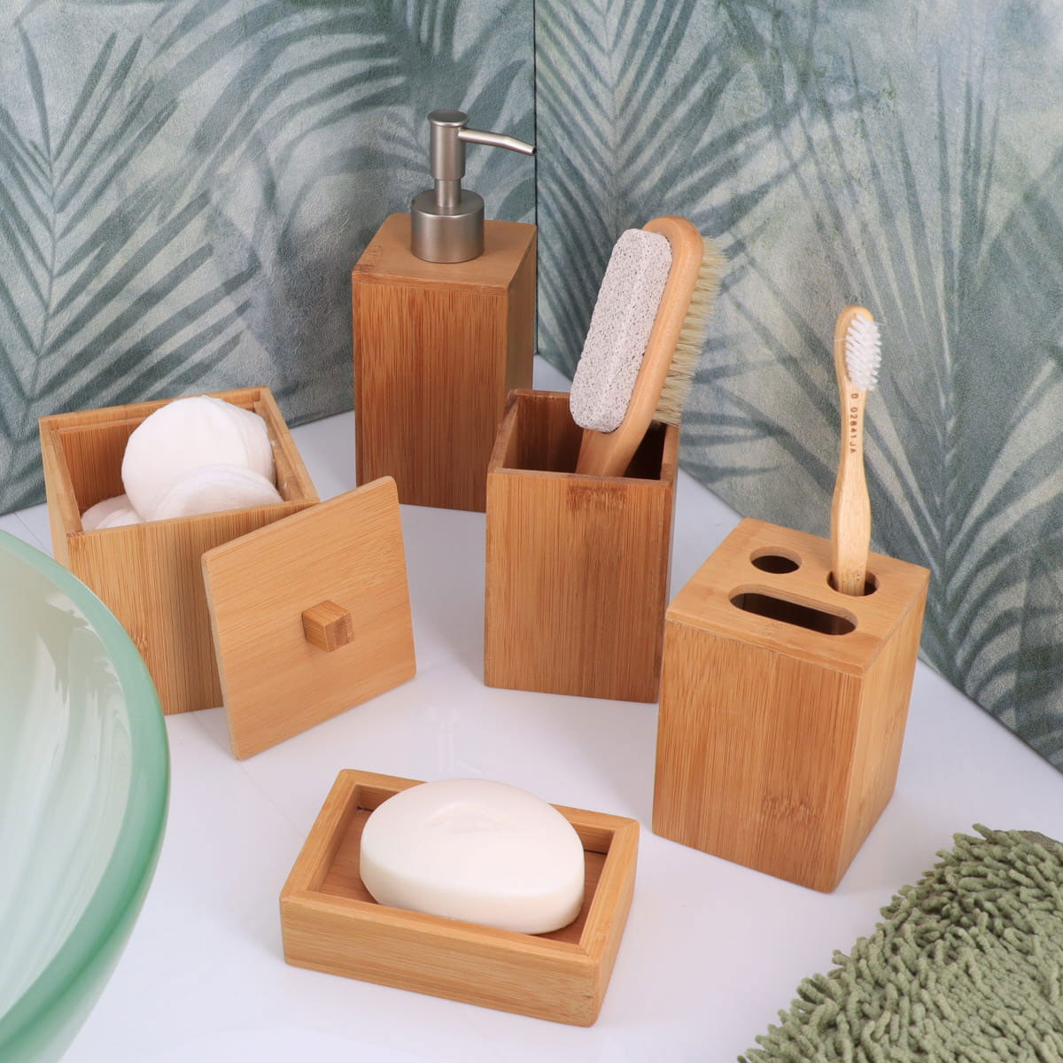 Vaso De Lavabo De Bamb&uacute;