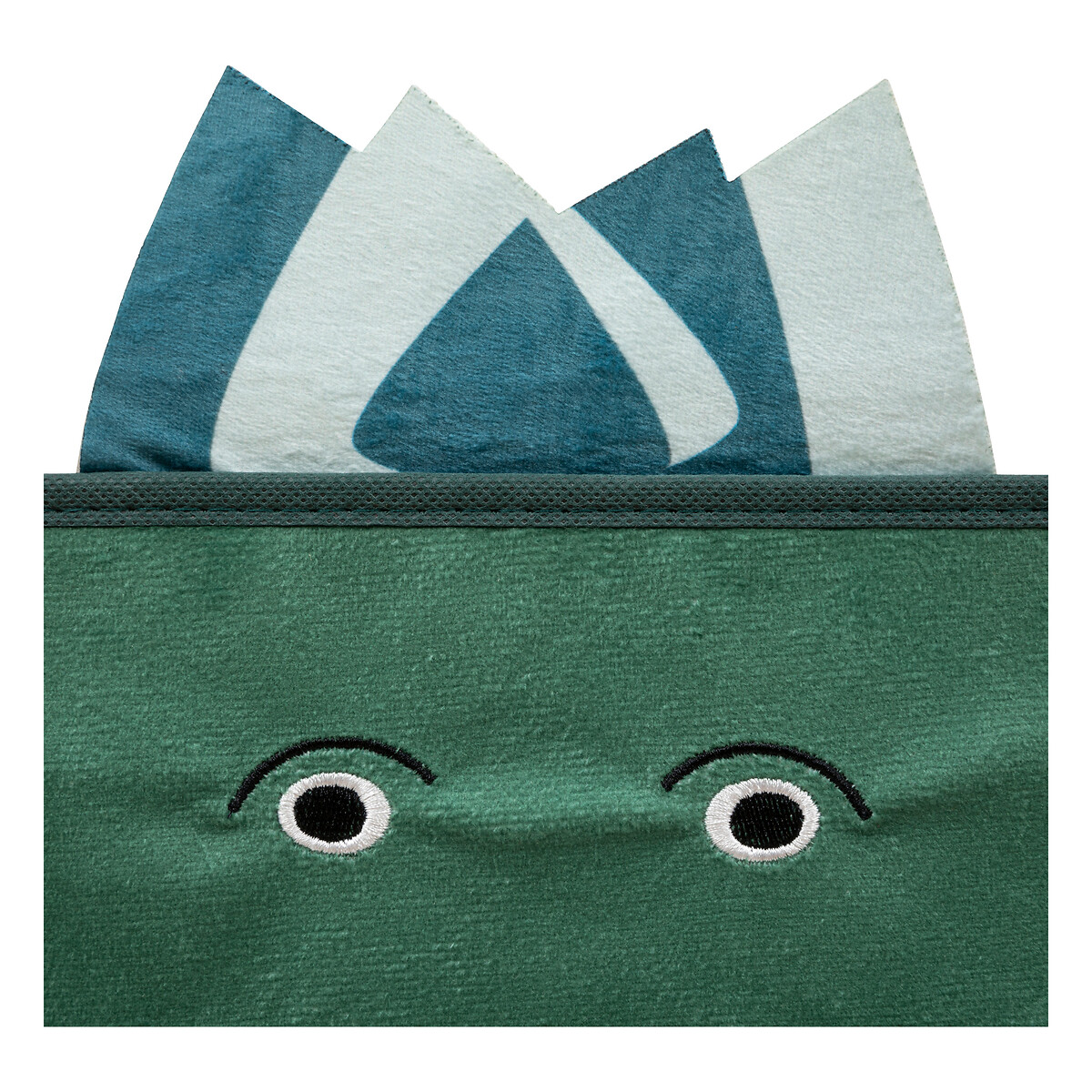 Cubo De Almacenaje Dino Verde 29x29Cm