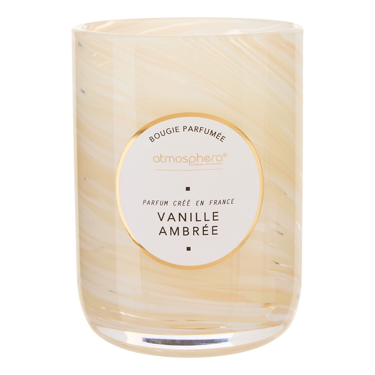 Vela perfumada en tarro de vidrio