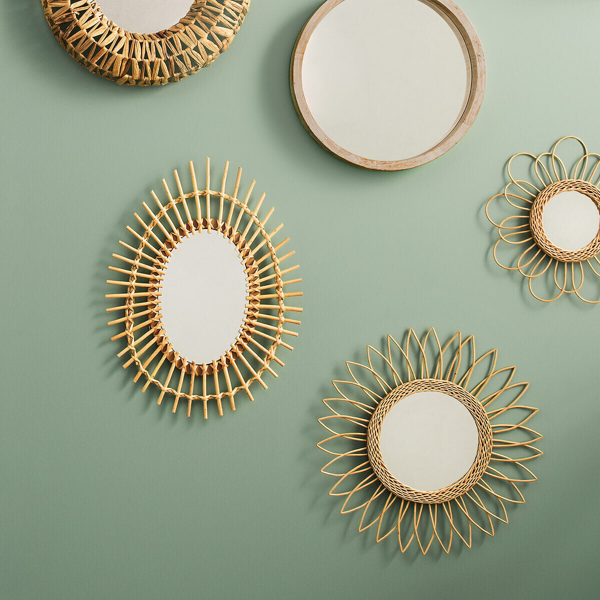 Espejo Decorativo Sol Pointu Mdf 50Cm