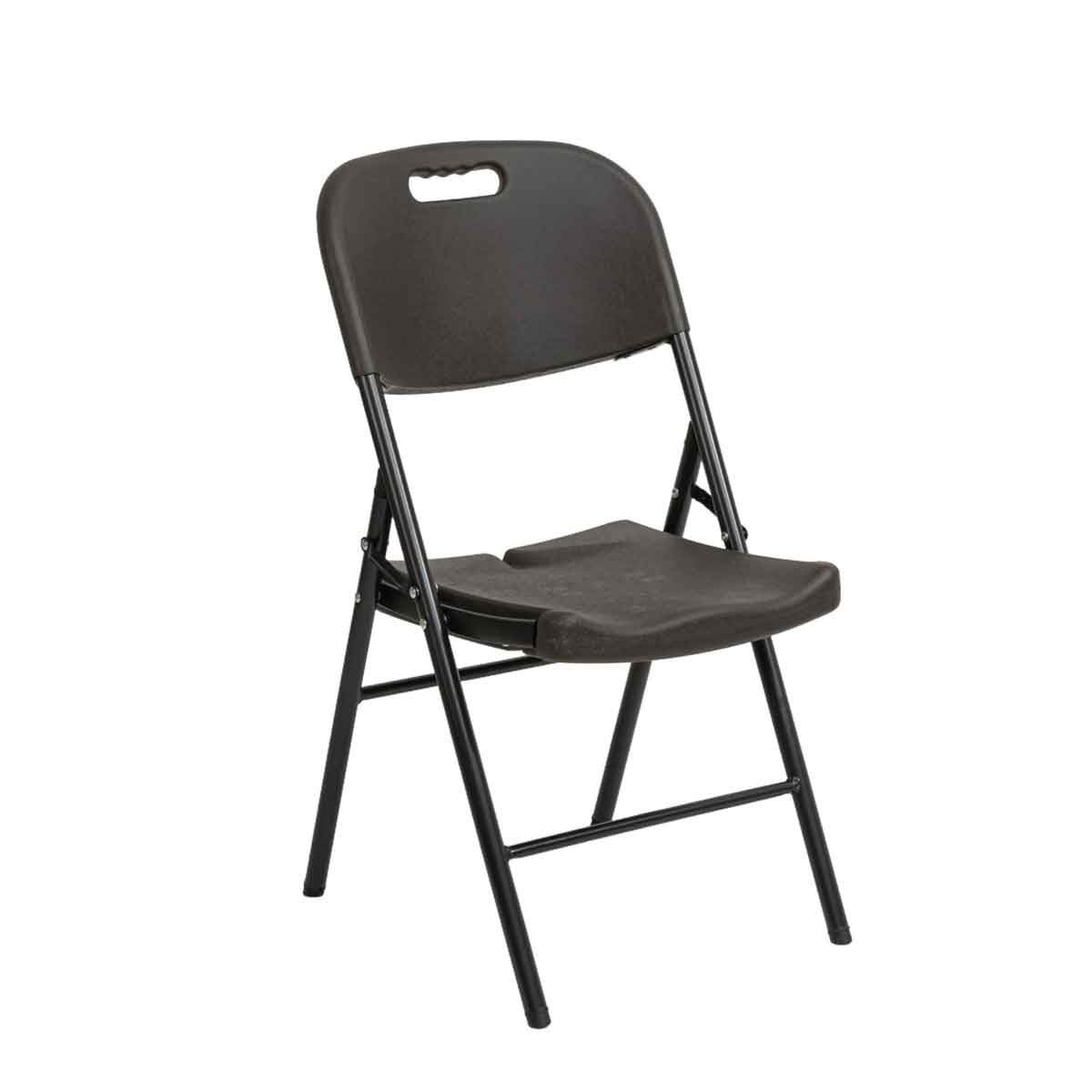 Silla plegable gris