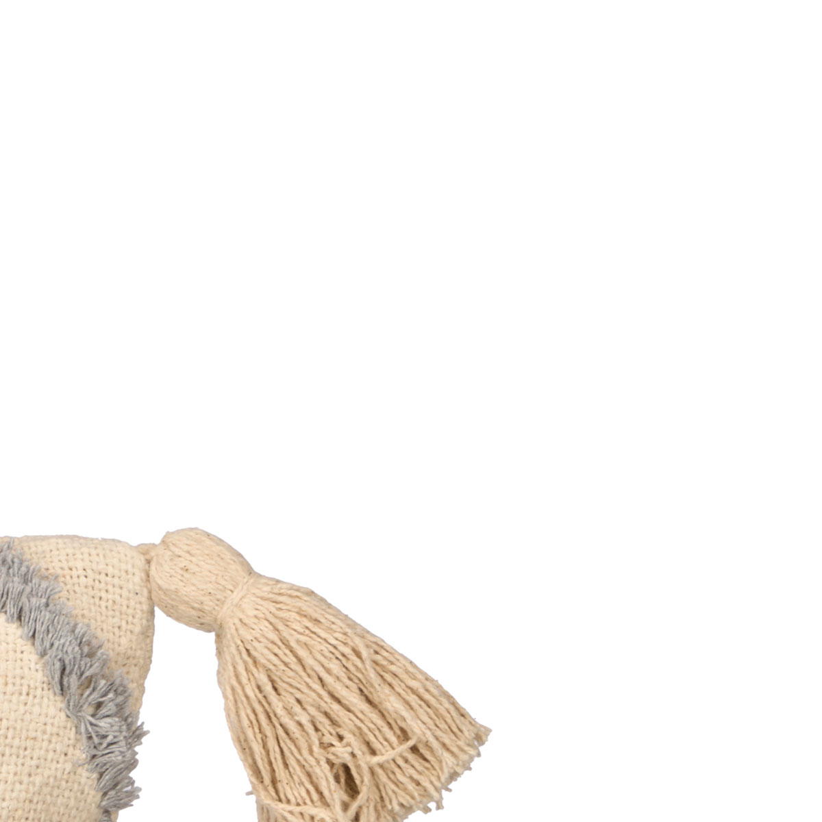 Coj&iacute;n de rayas gris 45x45cm