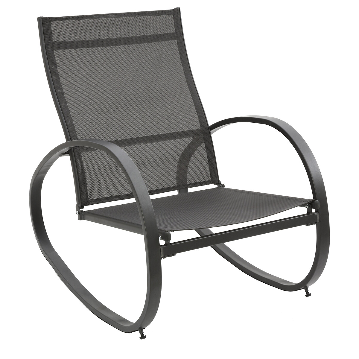 Mecedora NEVADA gris graphite