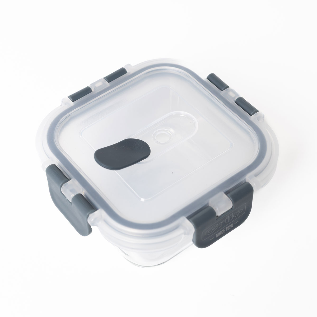 Herm&eacute;tico Cuadrado Vidrio 0.32L