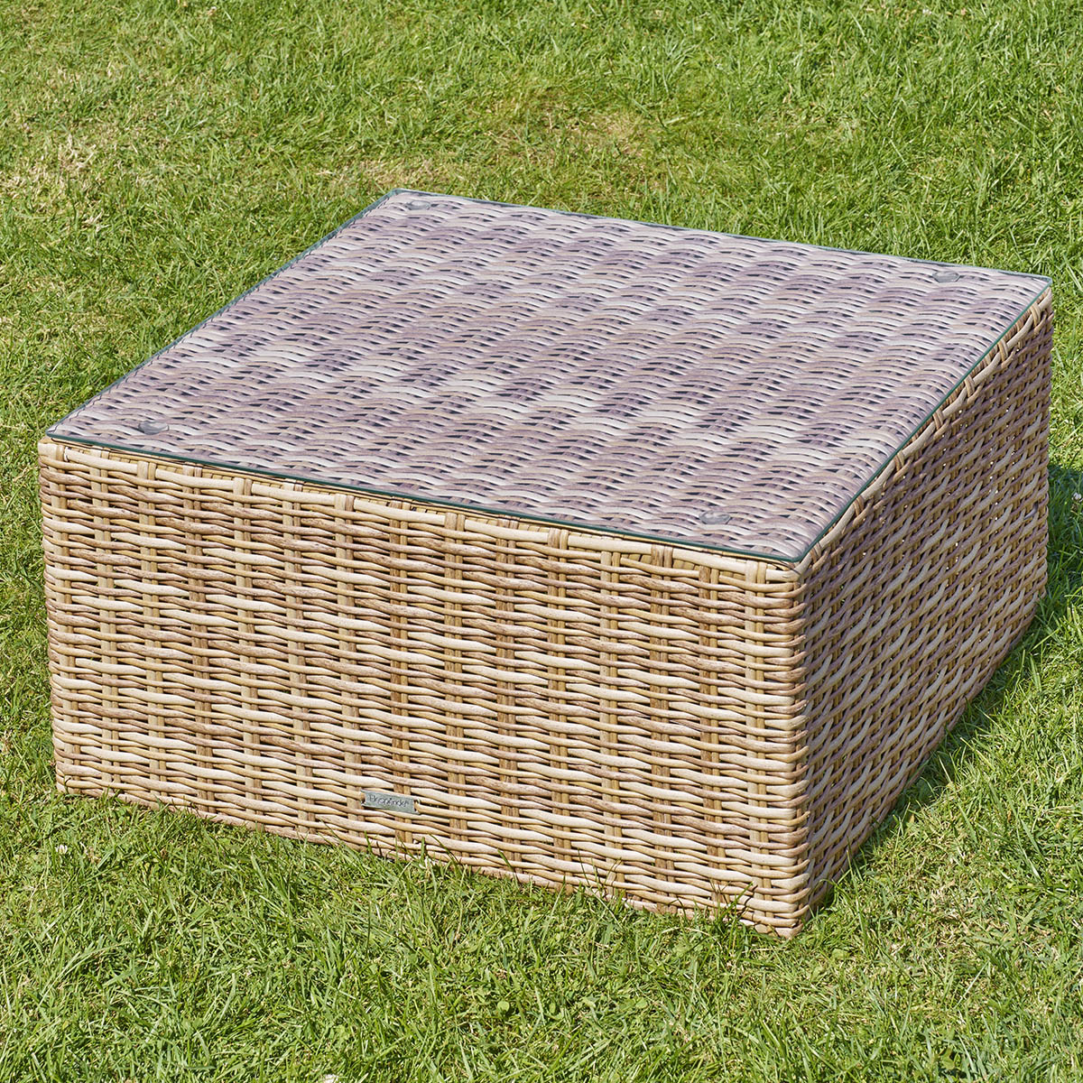 Mesa baja MOORÉA savana de ratán sintético