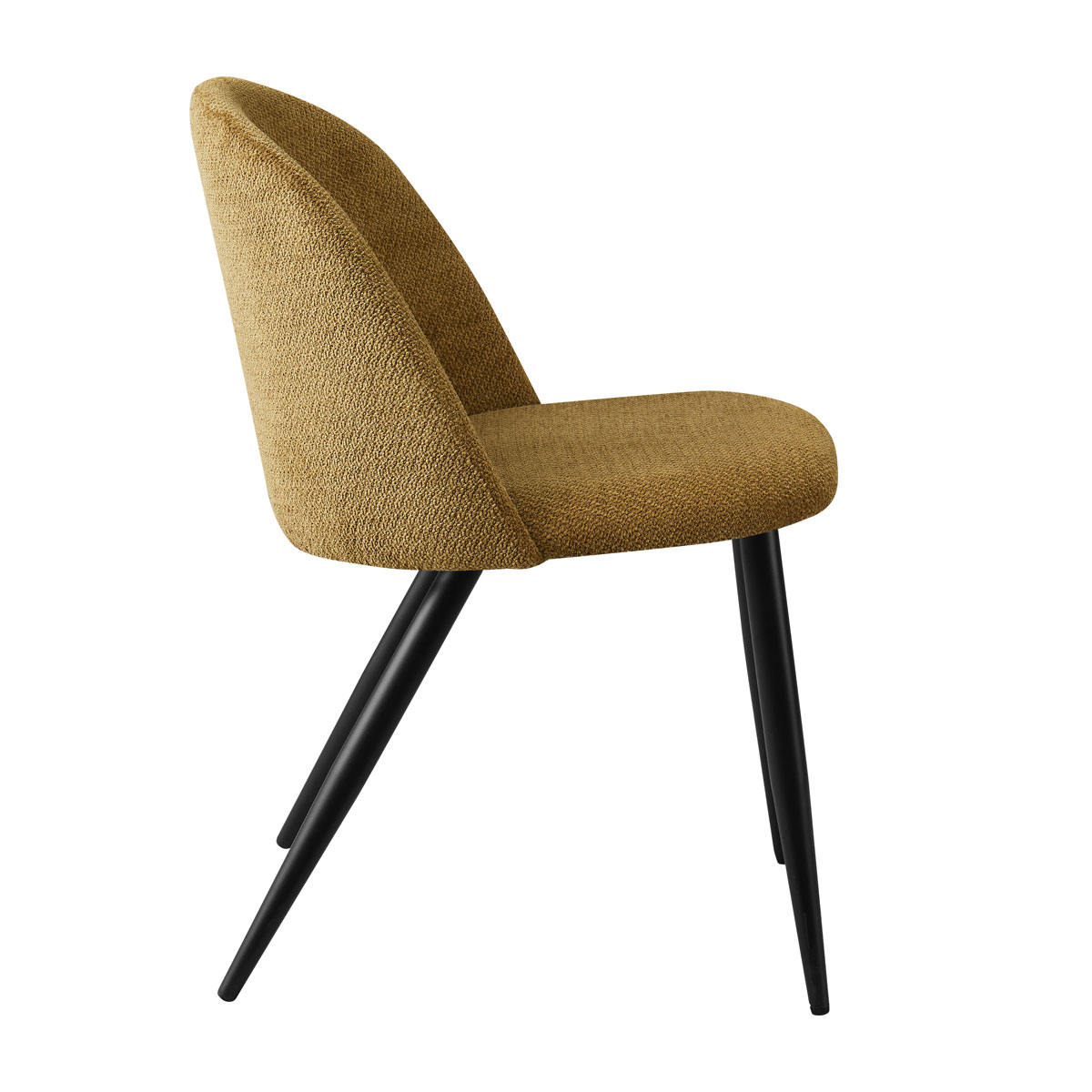 Silla ACCRA de tela ocre