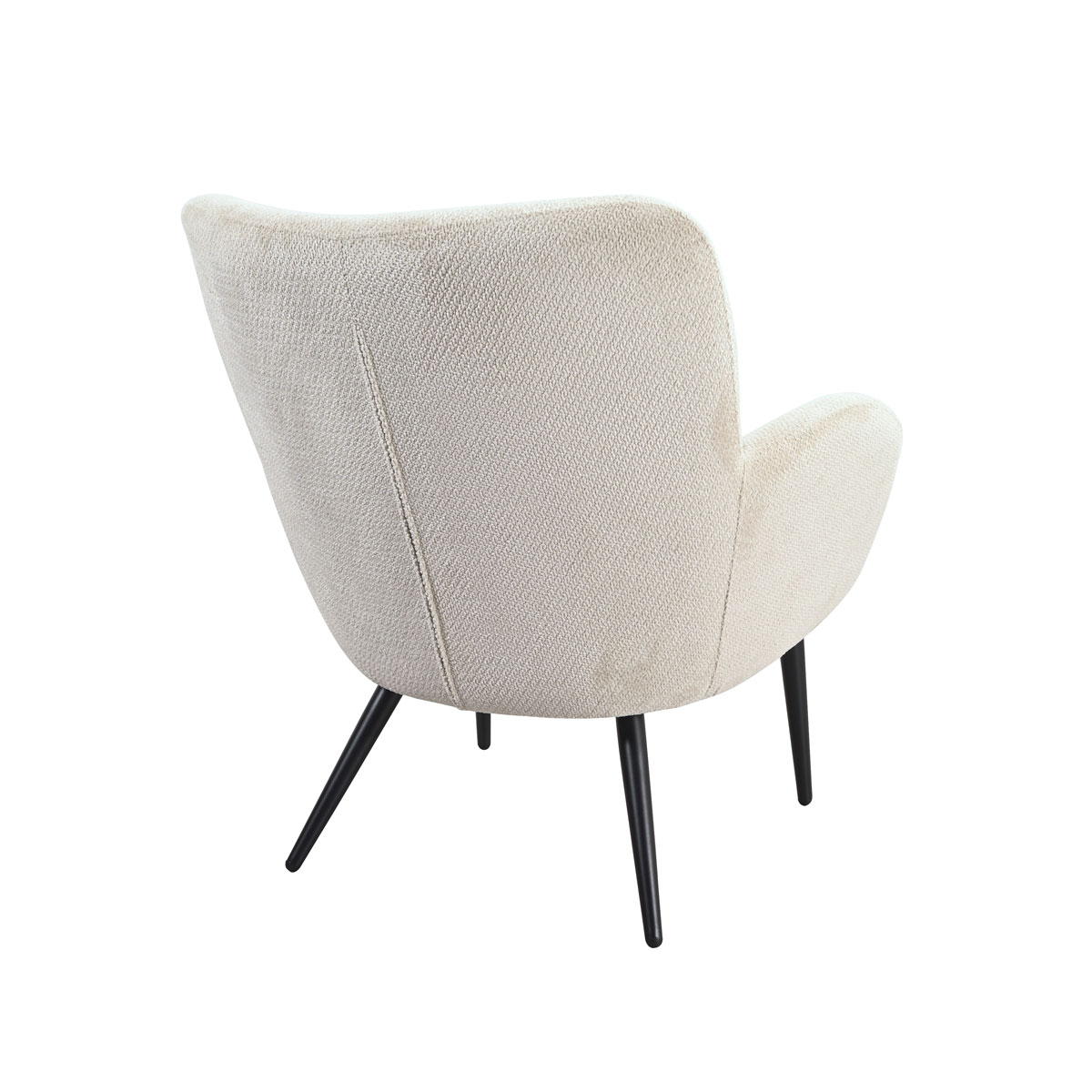 Butaca BIRKA de tela beige