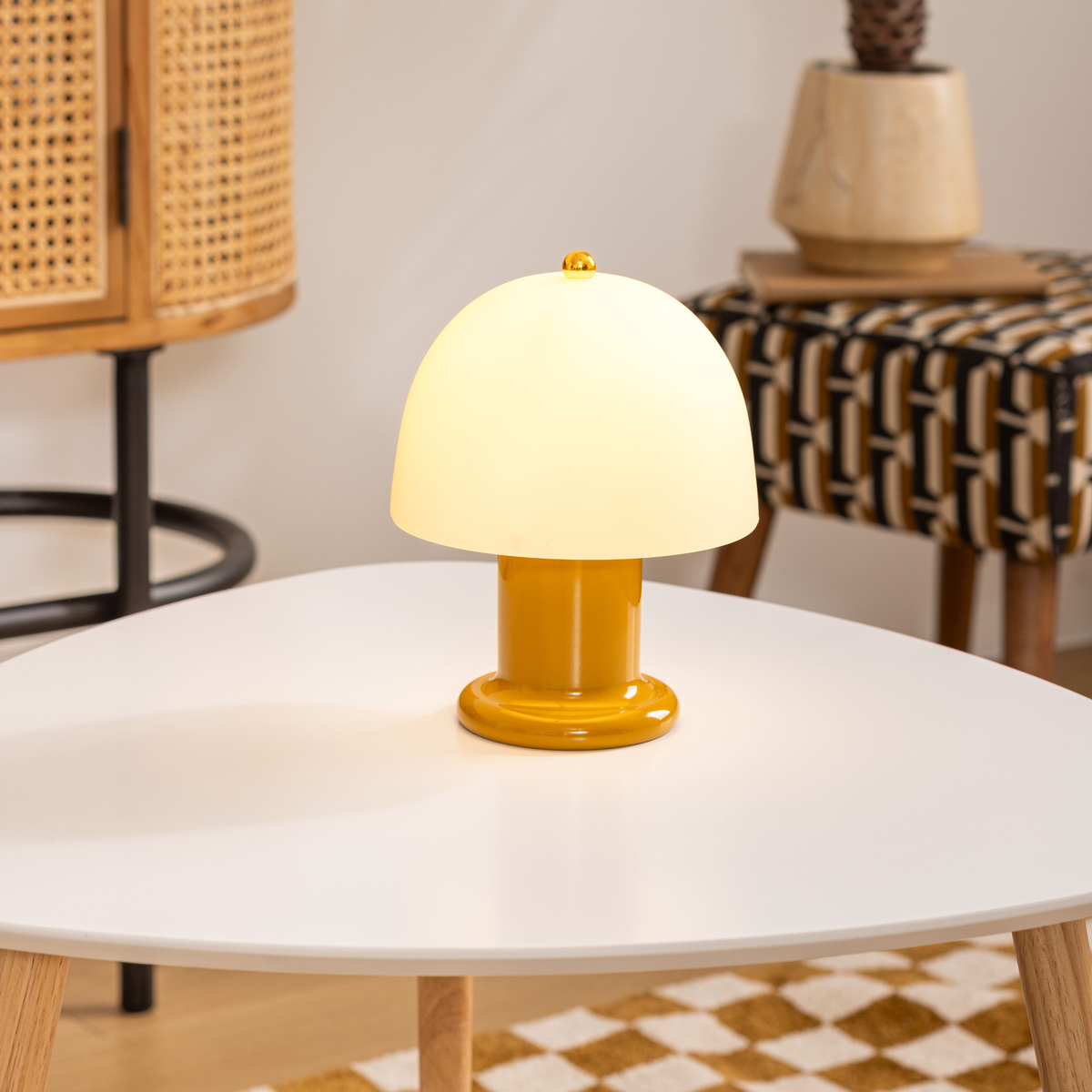 Lámpara de mesa RICK amarilla