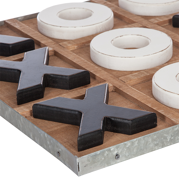 Juego 3 En Raya Decorativo 35x35x2.9Cm