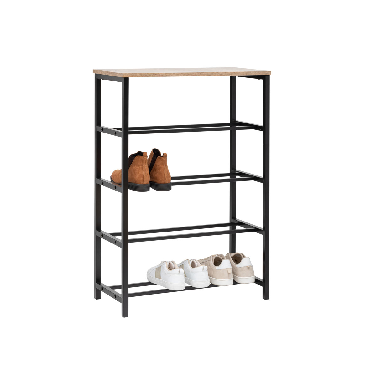 Zapatero Con 4 Estantes 63x30x90.5Cm