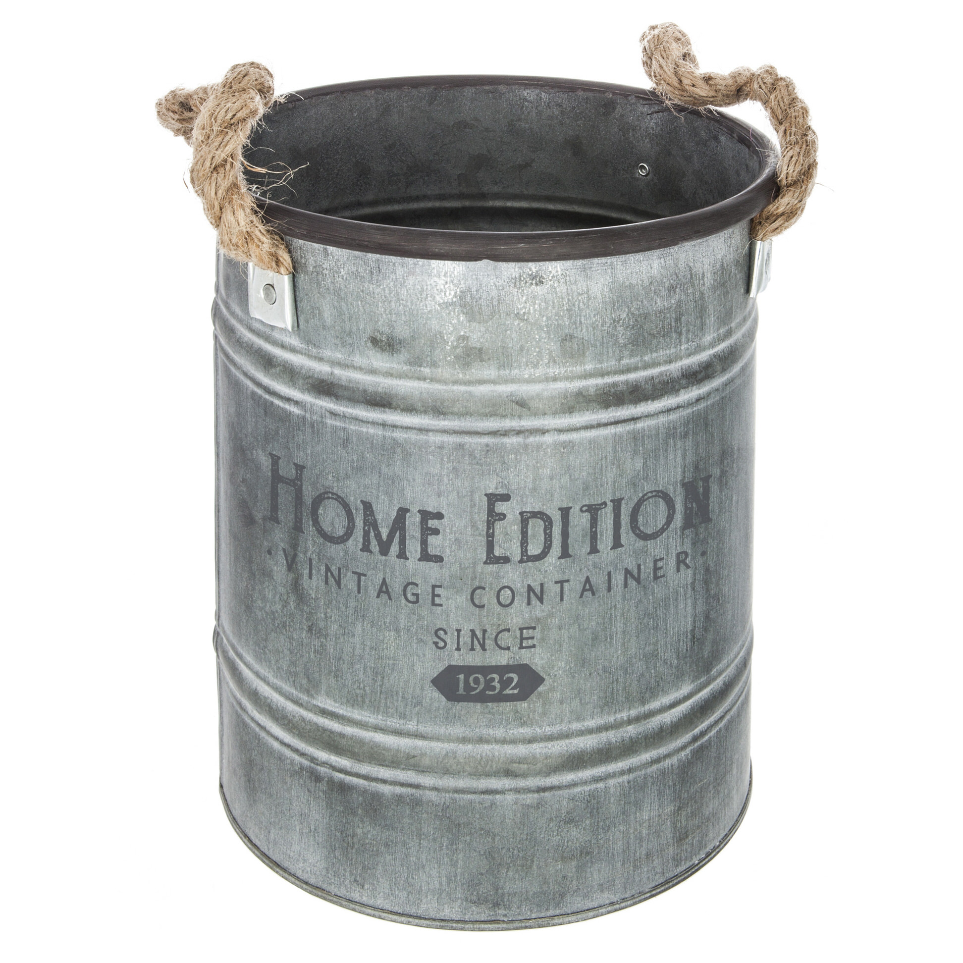 Maceta Tamaño 2/2 22.5x24.3Cm Zinc