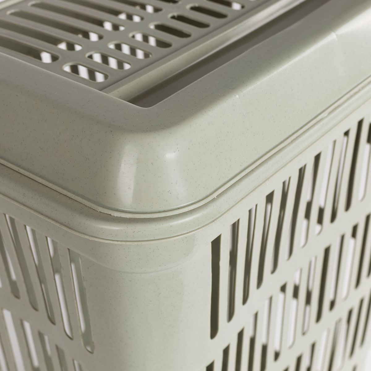 Cesto para colada con tapa verde 40L