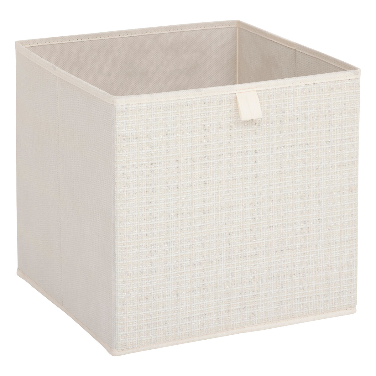 Caja organizadora TWEED beige 31x31cm 