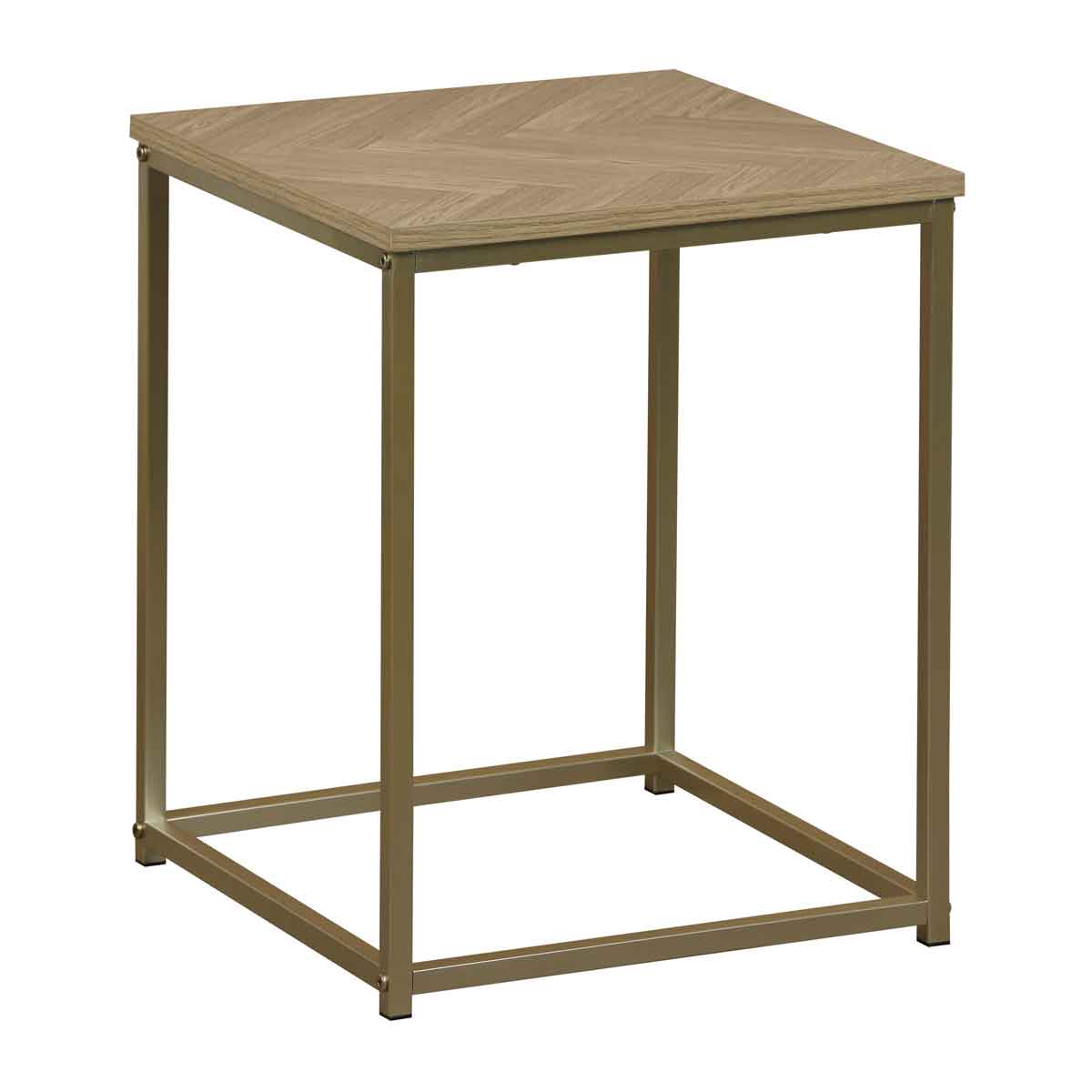 Mesa auxiliar CHEVRON beige