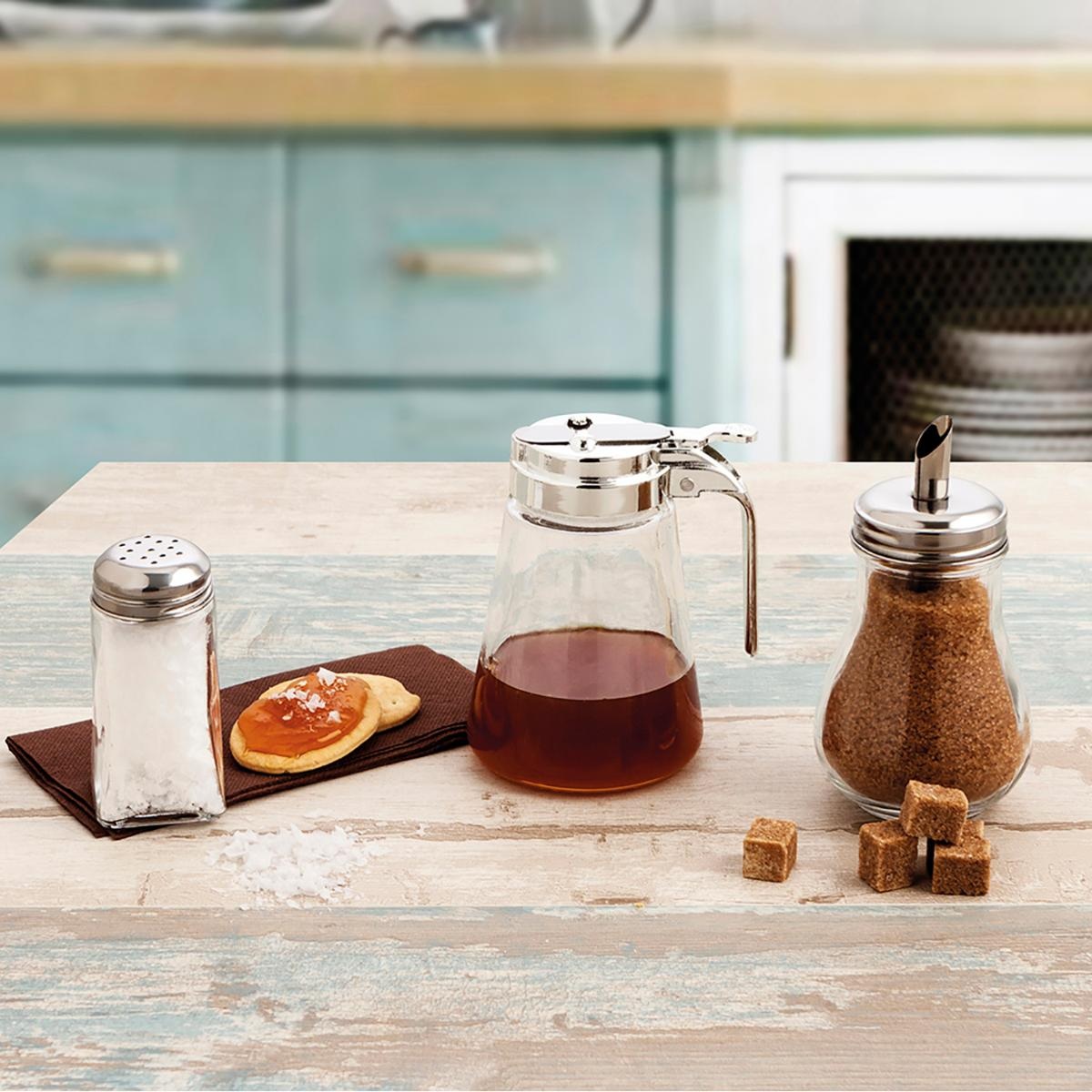 Salero De Vidrio C/Tapa De Metal 75Ml