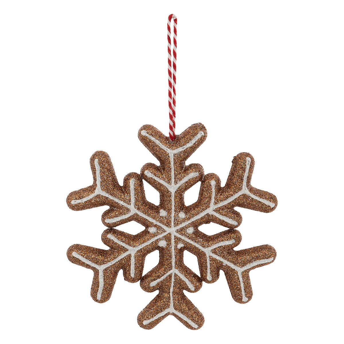 Adorno navide&ntilde;o Copo De Nieve 14cm