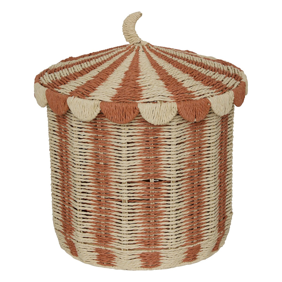 Cesto de almacenaje NOMADE con tapa 37.5cm