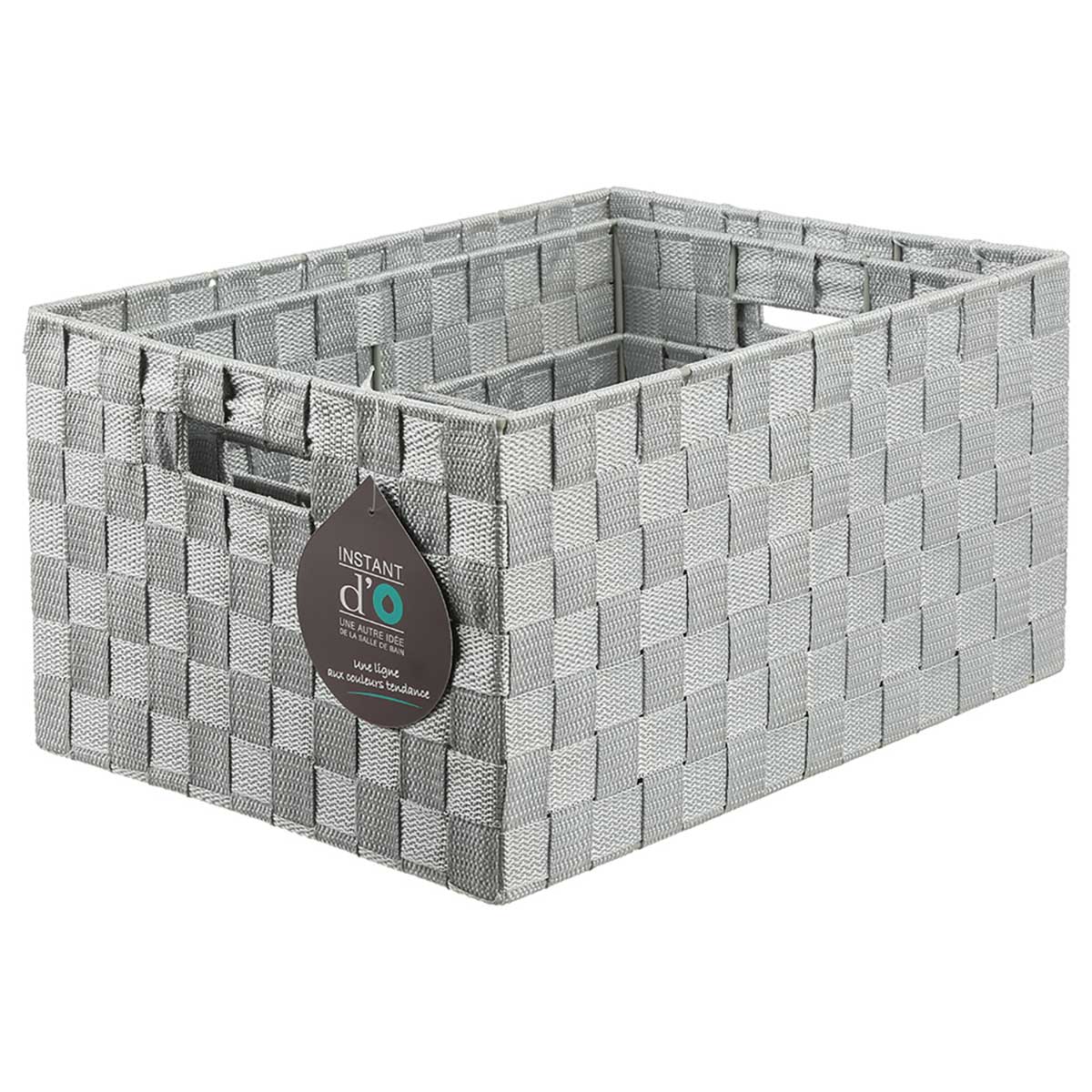 Cesta De Almacenaje Color Gris 