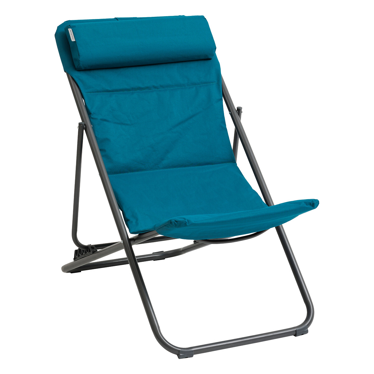 Sill&oacute;n relax JUBBA azul canard y gris grafito