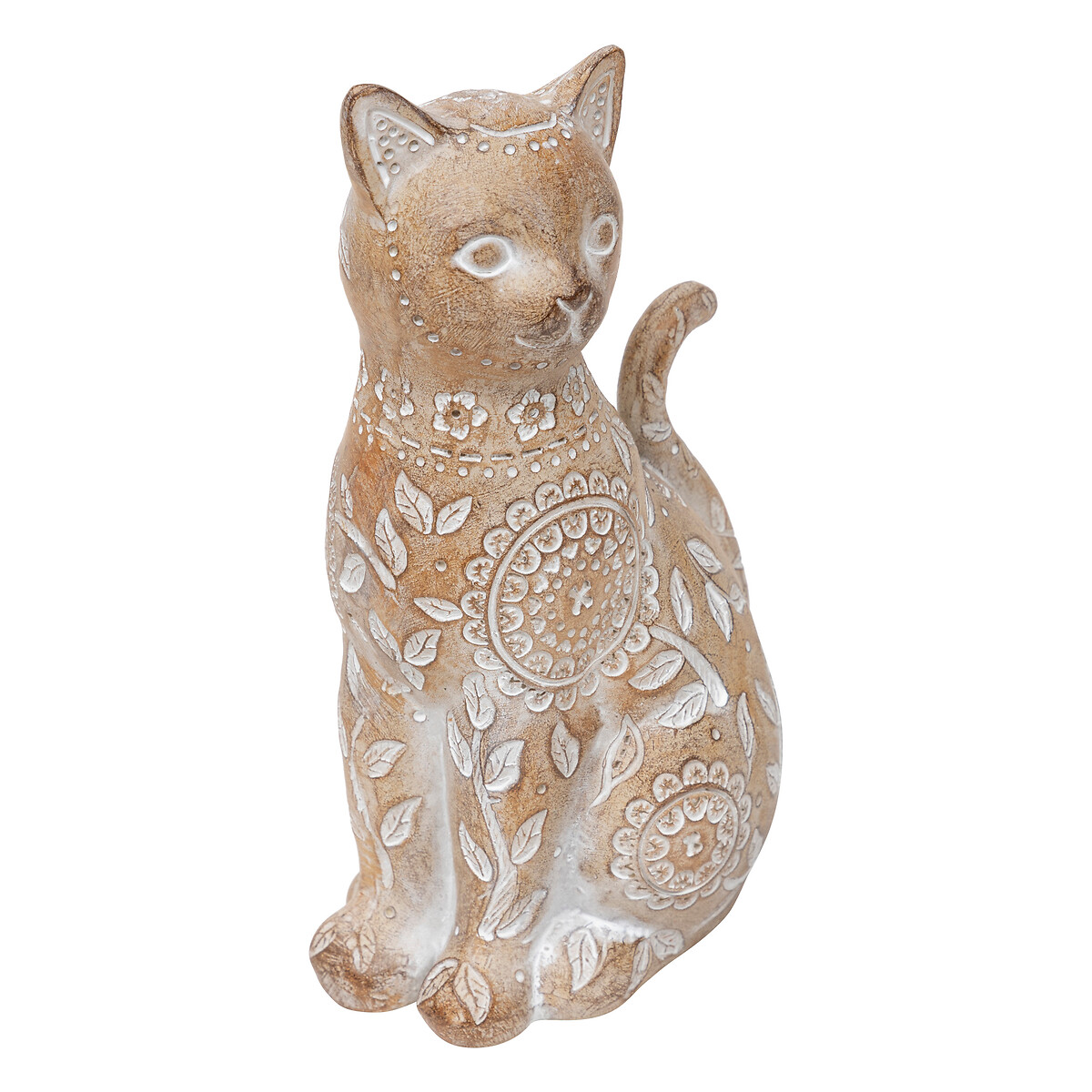 Gato decorativo LINDO beige 18,5cm