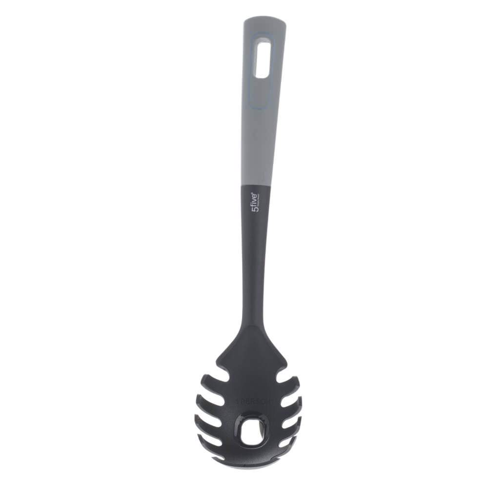 Conjunto 5 Utens&iacute;lios Preto Com Suporte