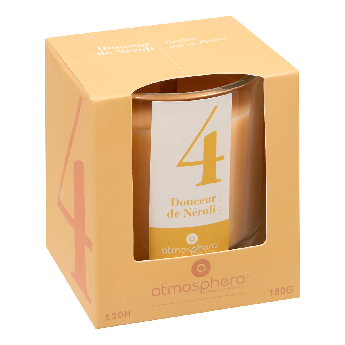 Vela perfumada en vaso de vidrio NUMIA 180g
