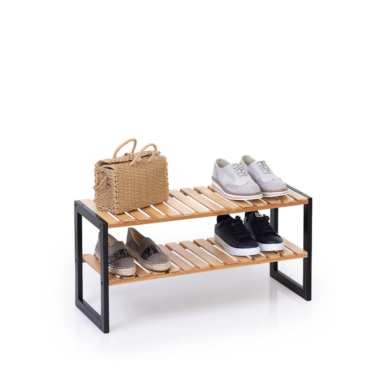 Sapateira empilh&aacute;vel Bambu