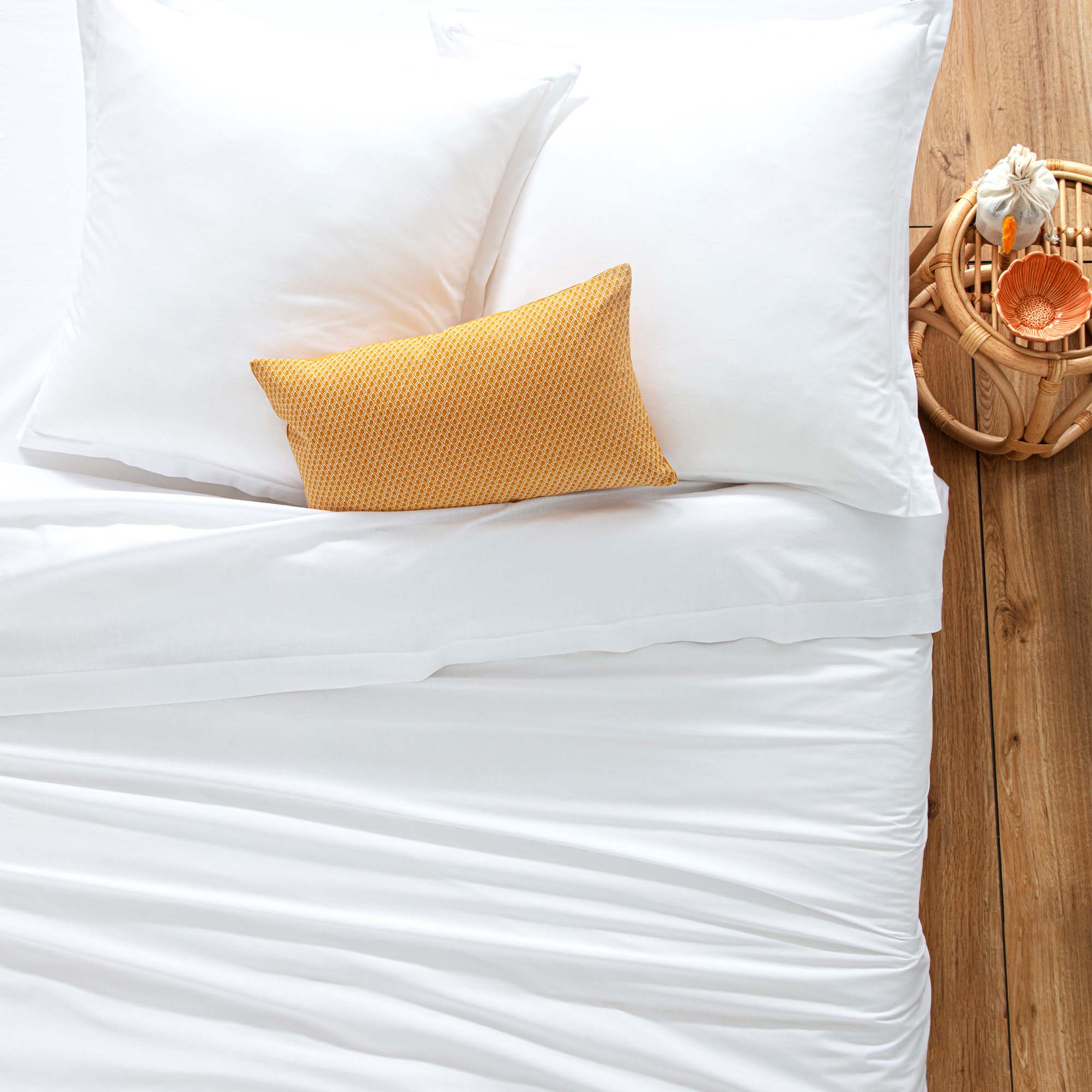 Funda De Almohada Blanca 50x70Cm