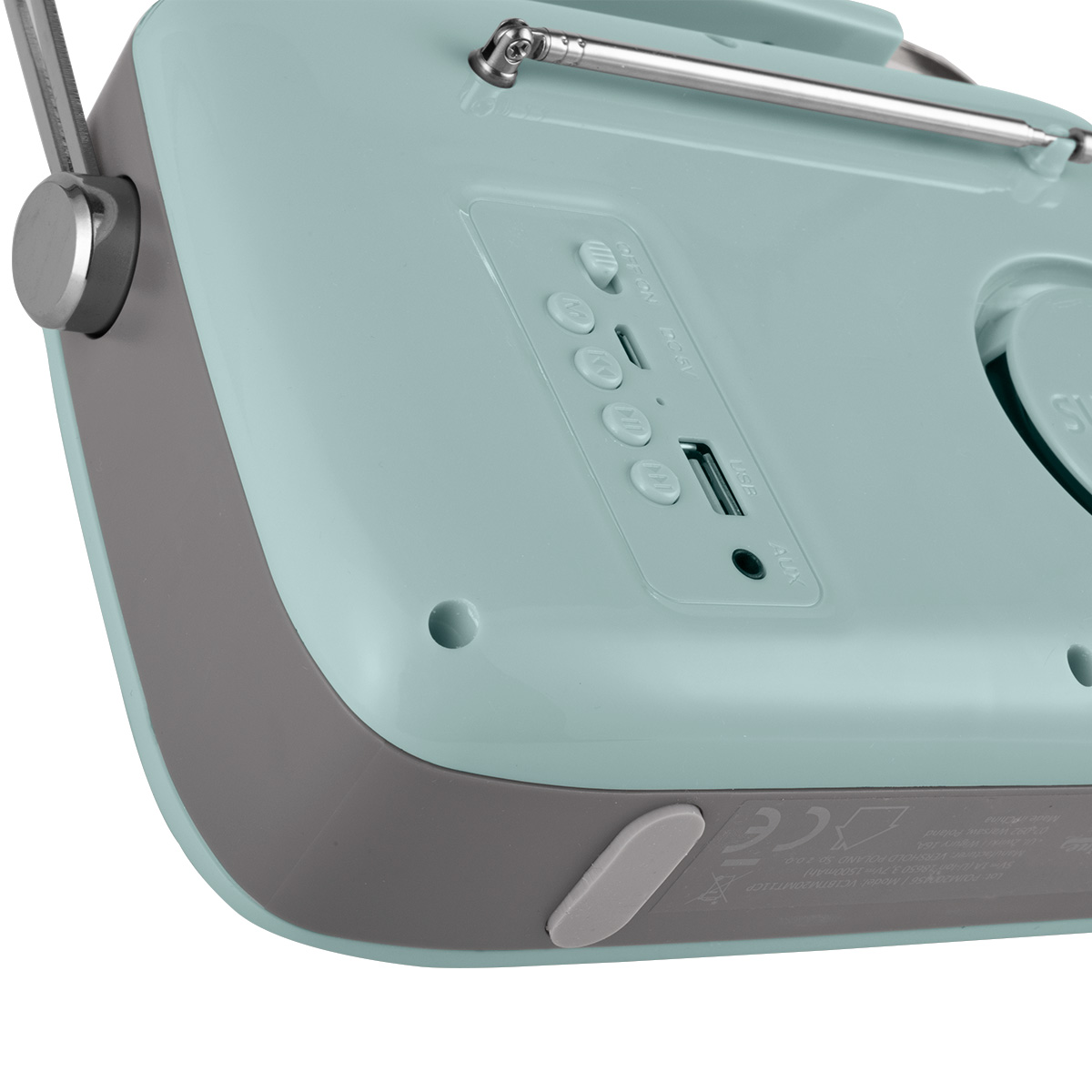 Radio VINTAGE CUISINE menta con bluetooth 