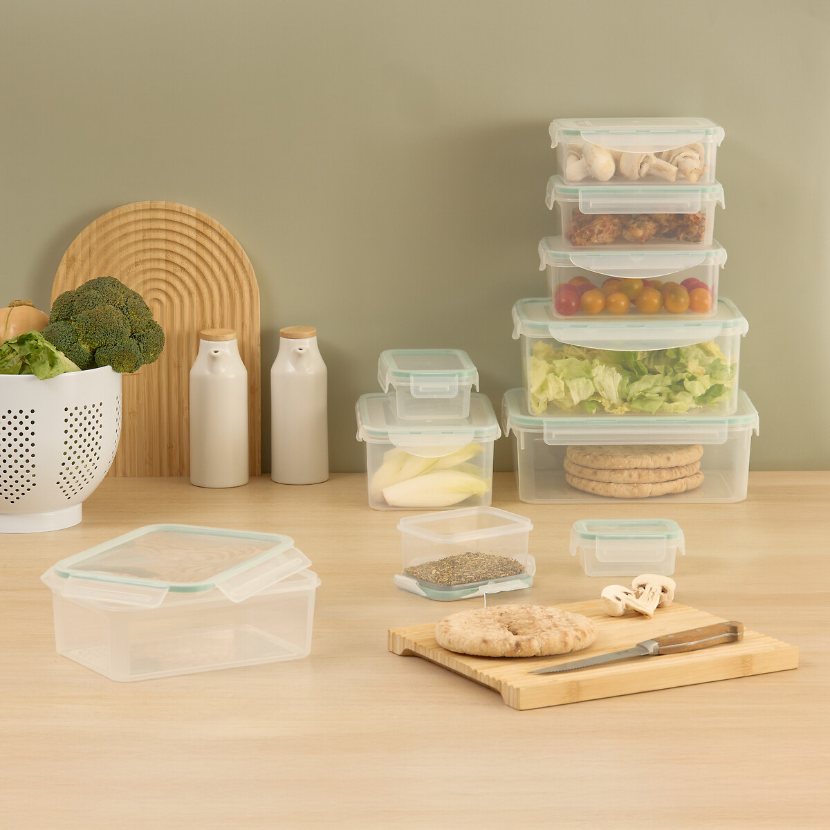 Caja herm&eacute;tica rectangular CLIPEAT 0.9L