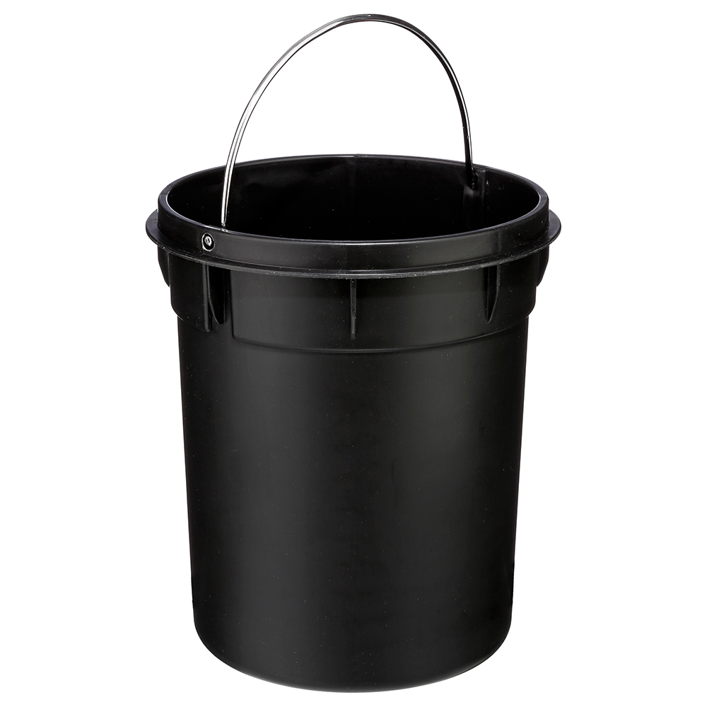 Balde WC Preto Metal