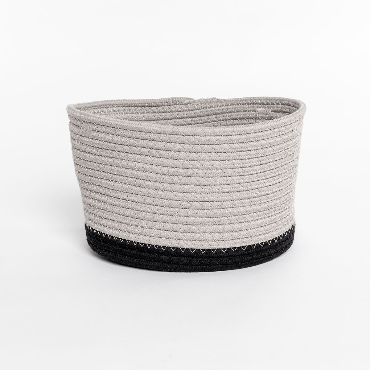 Cesta wc beige de algod&oacute;n 25x20cm