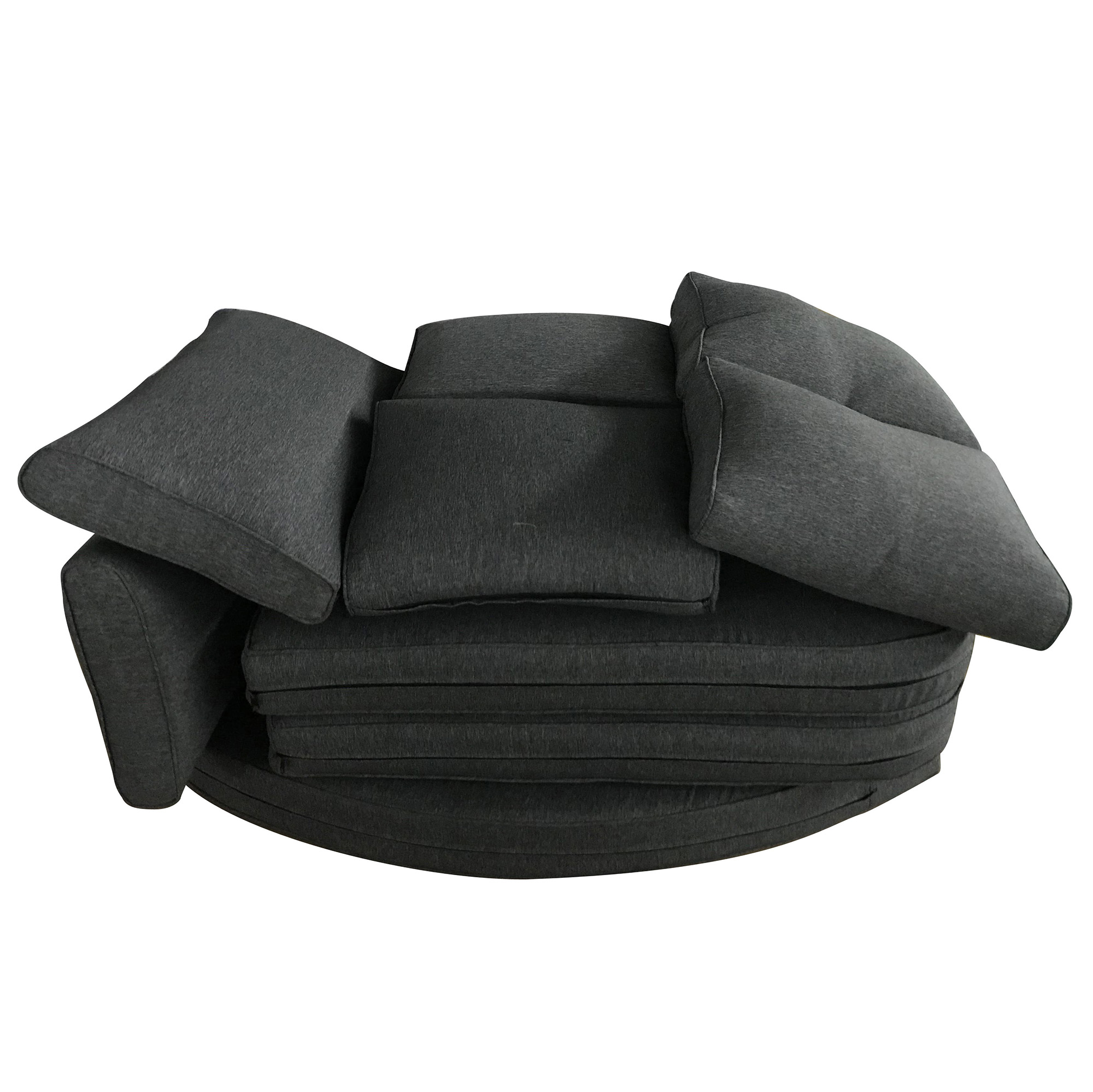 Cojines Para Juego Moorea 5 Plazas Gris