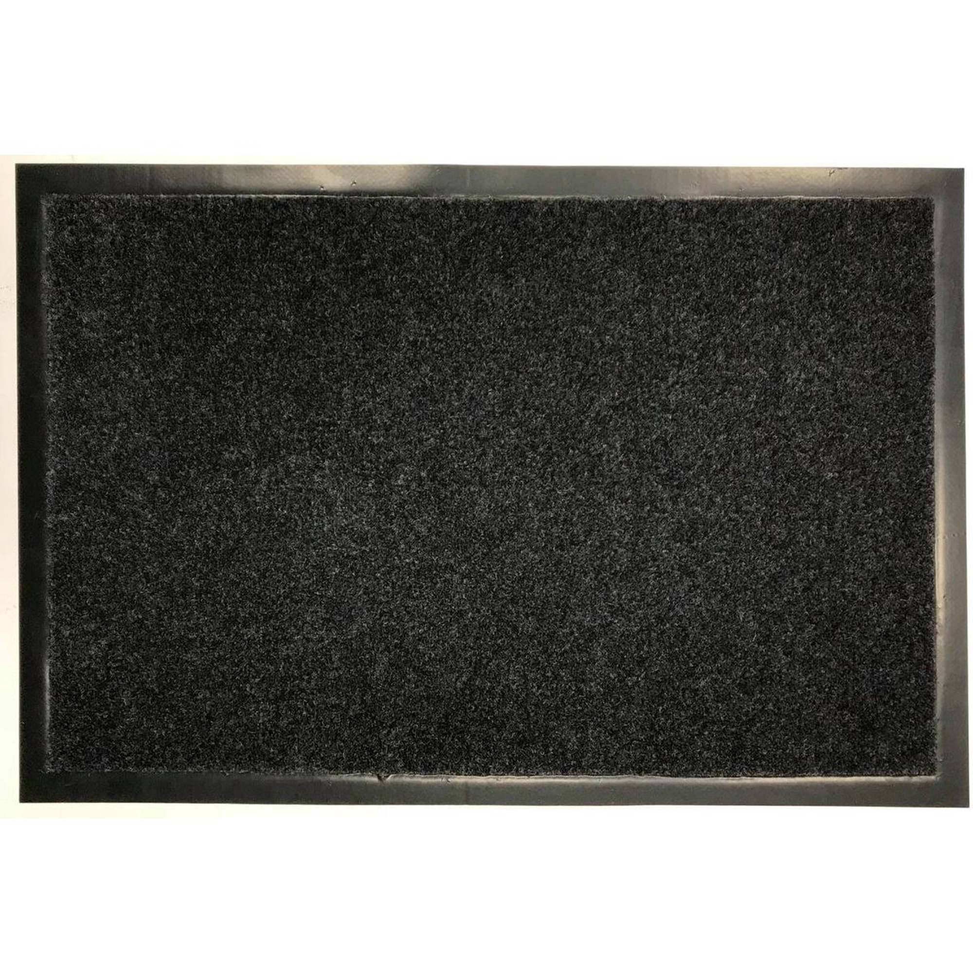 Alfombra De Entrada 60x80cm Gris 