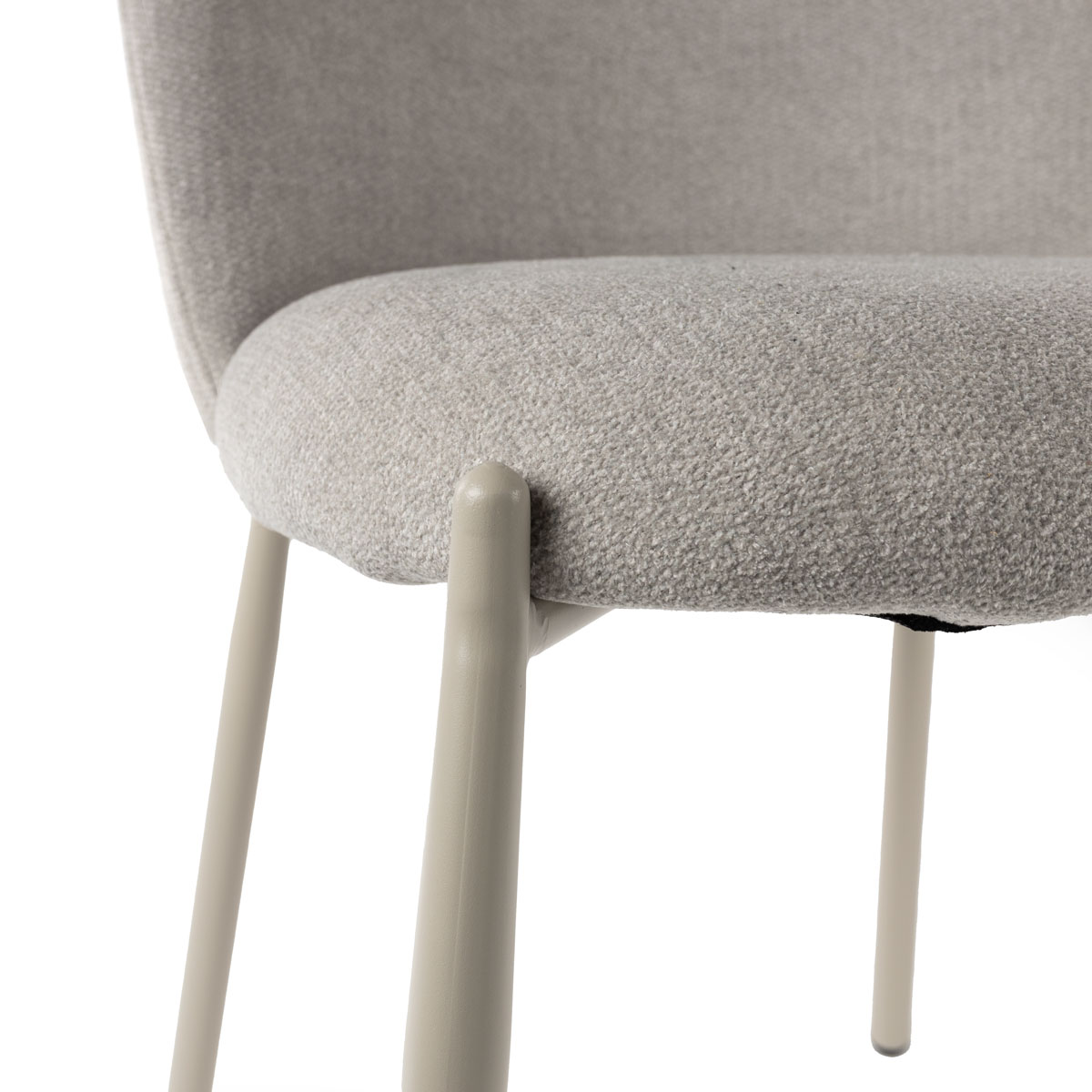 Silla MONTEVIL de tela gris