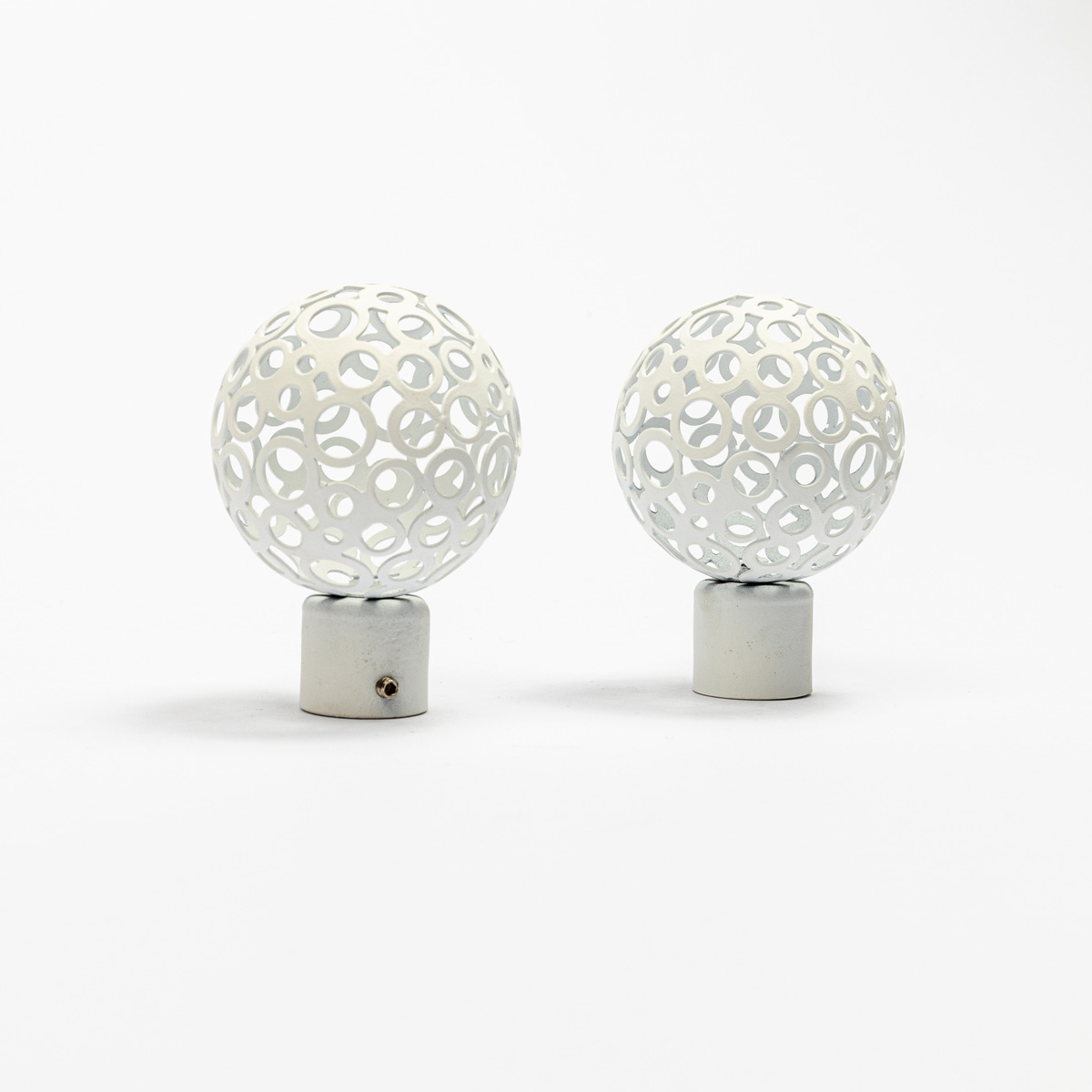 Conjunto De 2 Terminais Boule Branco Mate