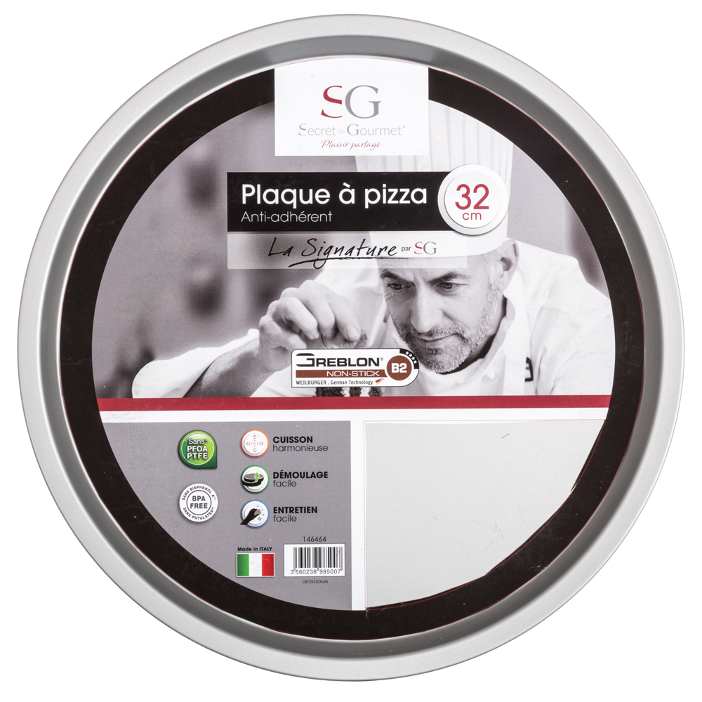 Molde Para Pizza Signature Negro 32Cm