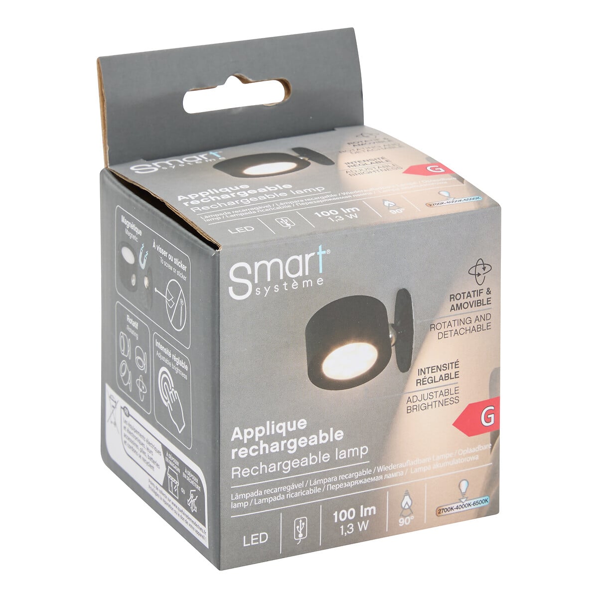 L&aacute;mpara de pared Led USB 9cm