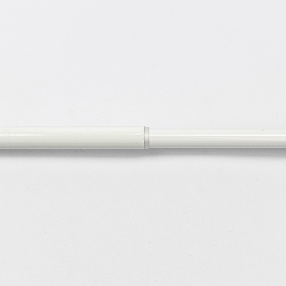 Kit Varão Extensível Branco 120-210cm