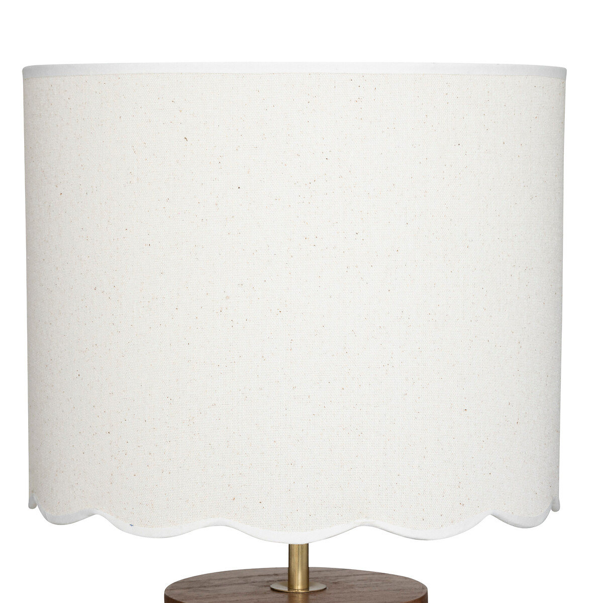 Lámpara de mesa VANIA marrón de madera 50cm