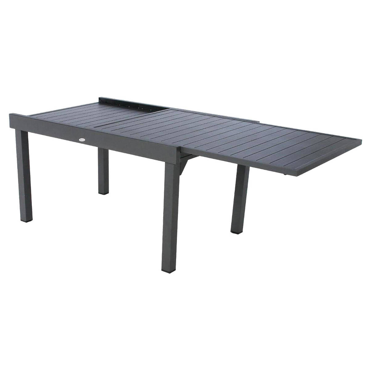 Mesa extensible PIAZZA gris graphite 135-270cm