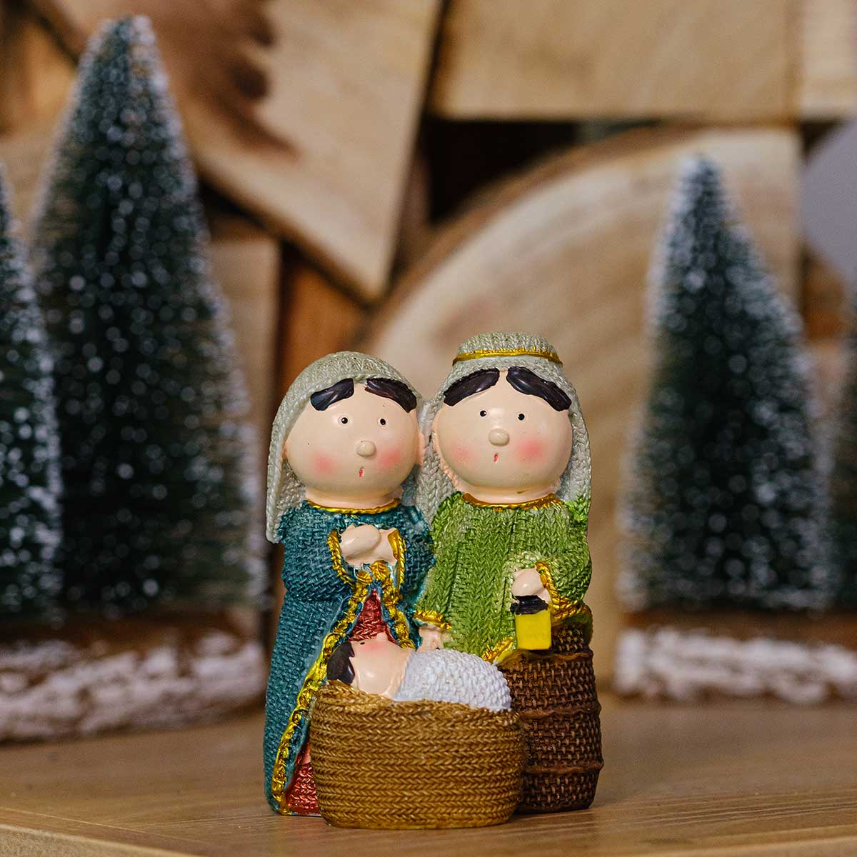 Presépio Infantil Em Resina