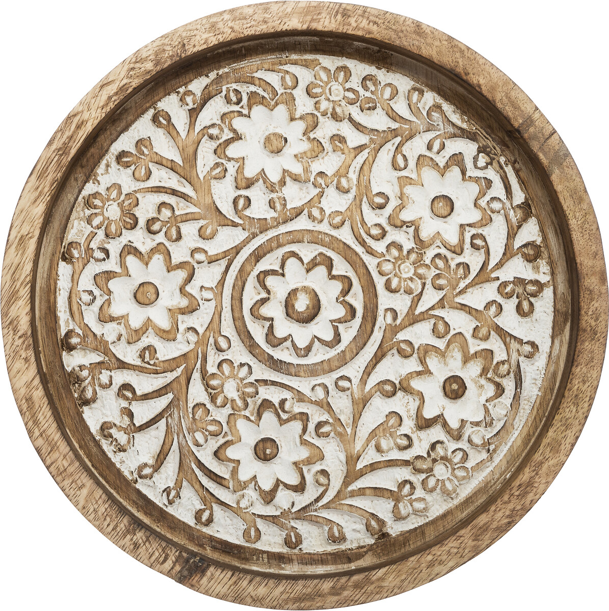 Bandeja De Madera Tamaño 1/2 22.5x4Cm