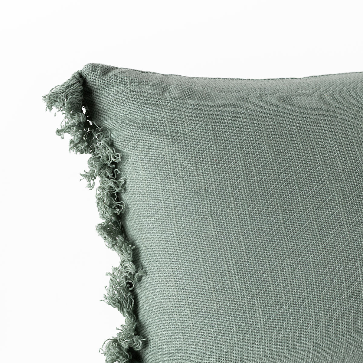 Almohada MILU verde de algod&oacute;n 30x50cm