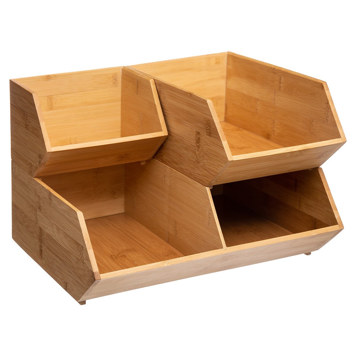 Caja Organizadora Bamb&uacute; 17.5x15.5x12.5Cm
