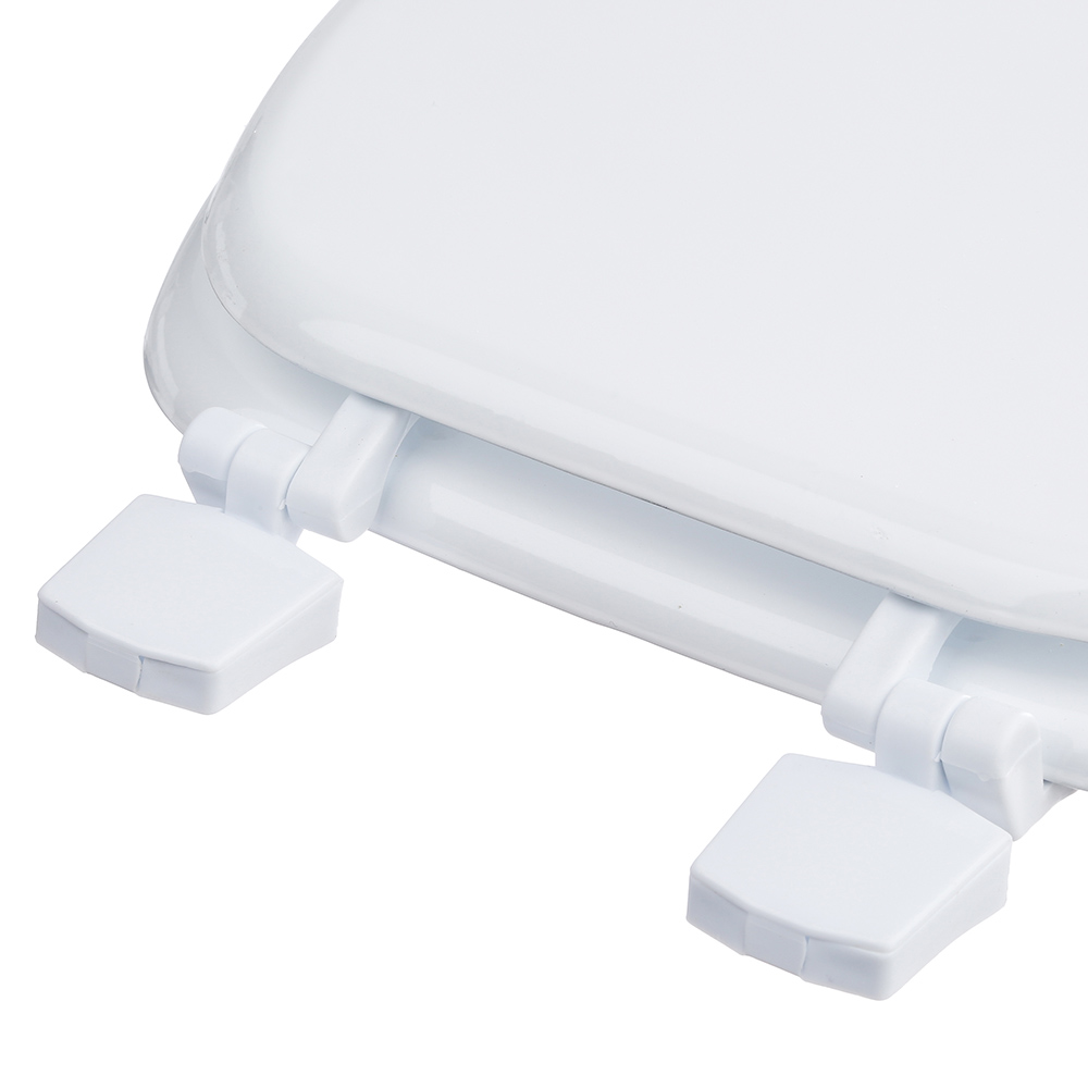 Tapa De Inodoro De Madera Luxe Blanca