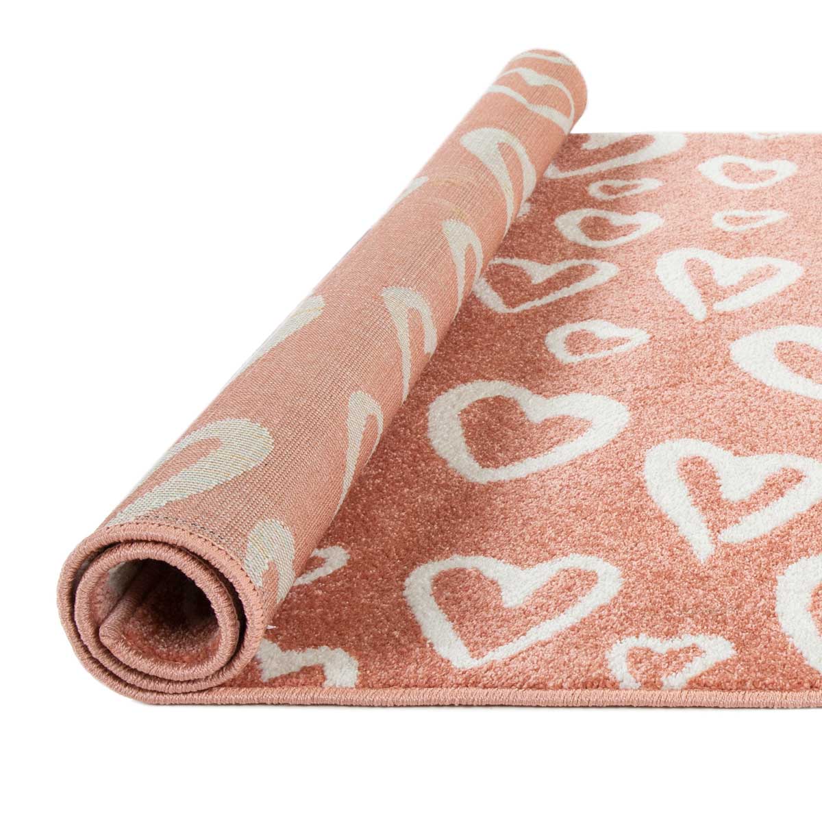 Alfombra Gio Corazón Blush 133x190Cm